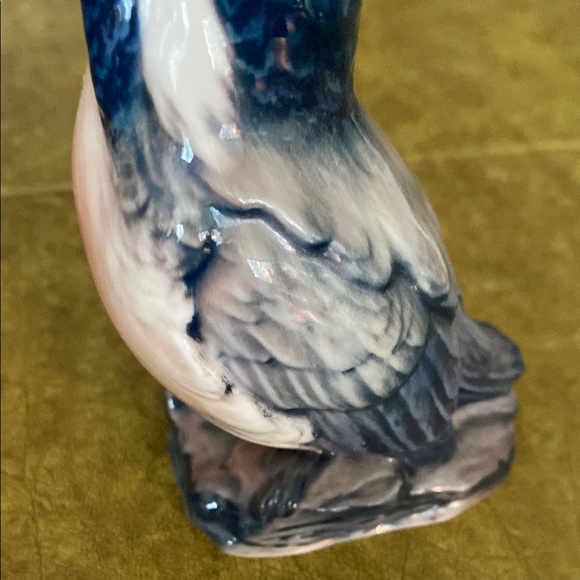Dahl Jensen vintage king fisher Bird Figurine - Blue and Brown - Picture 7 of 7